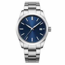 Stainless Steel Dress Watch Black Dial 42mm