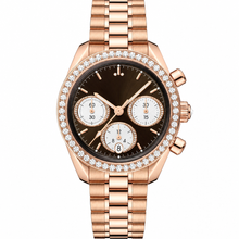Chronograph Watch 38mm with Rose Gold Tone Case and Bracelet