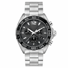 Sport Chronograph Watch with Metal Bracelet